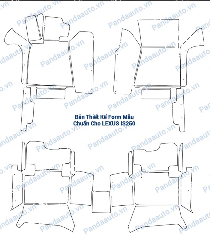 ban-thiet-ke-form-mau-chuan-tham-lot-san-cho-xe-o-to-Lexus-IS250