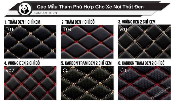 cac-mau-tham-phu-hop-cho-xe-noi-that-den